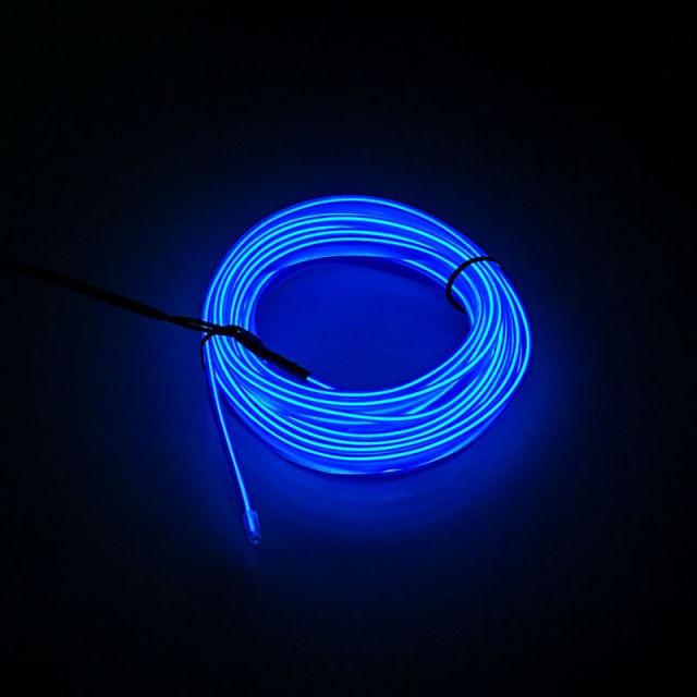 Stevvex 5m car interior LED strip with multicolor ambient lights, USB connection, flexible neon light for dashboard and console decoration.