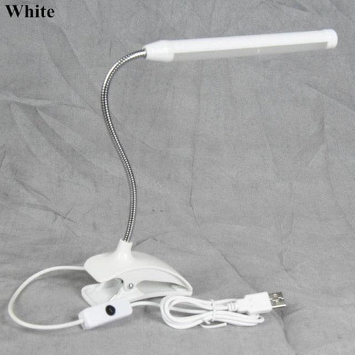 5V USB Led Desk Lamp With Clip Flexible Table Lamp 13Leds For Bedside Book Reading Study Office Work Children Night Light Decorative Table Lamp Cute Study Lamps for Bedroom Décor