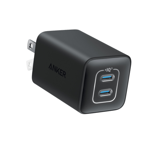 Anker 523 Nano 3 charger with 47W power output, compact design, and USB-C port for fast device charging.