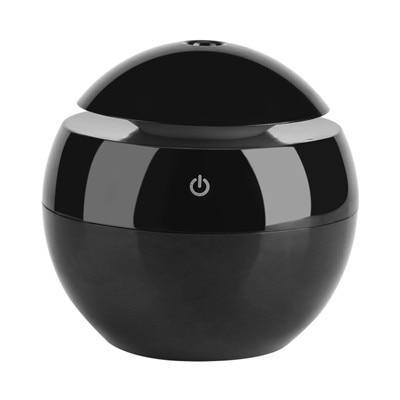 Stevvex 130ML USB Aroma Diffuser with ultrasonic cool mist, 7-color LED night light, suitable for office and home use.