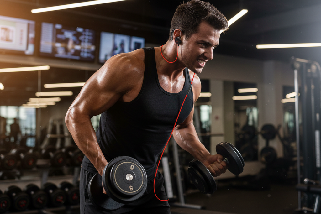 AquaTune Earbuds Gym Workout