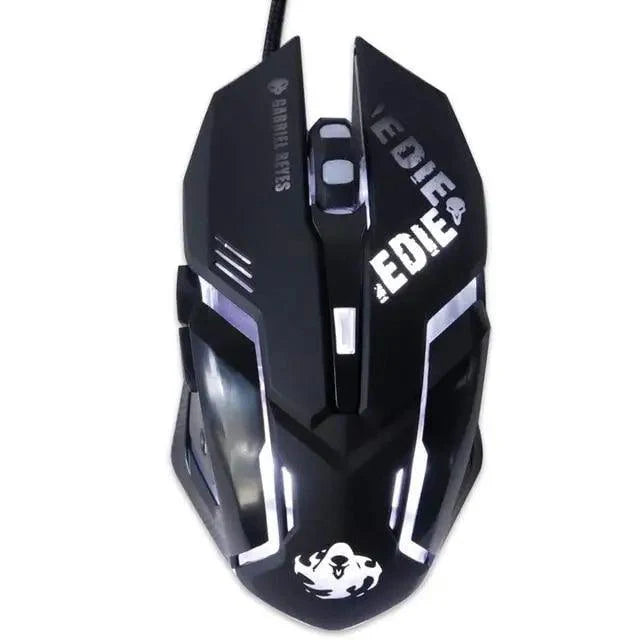 Pink Stevvex gaming USB wired mouse for girls, 2400 DPI, colorful, silent, ideal for PC gaming and computer use.