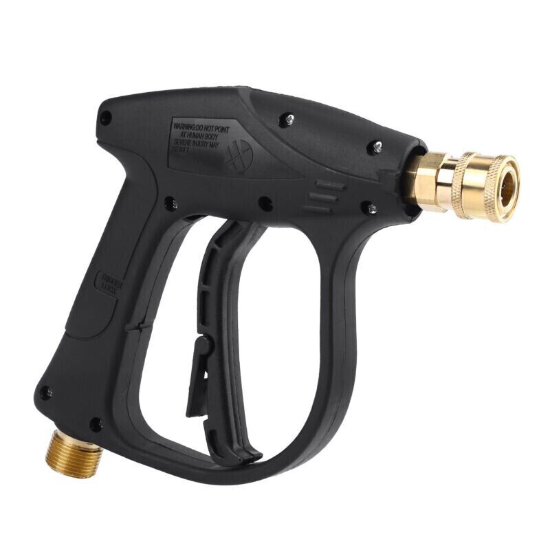 4000 PSI High Pressure Washer Gun — 1/4" Quick Connect, M22-14mm, 5 Nozzle Tips