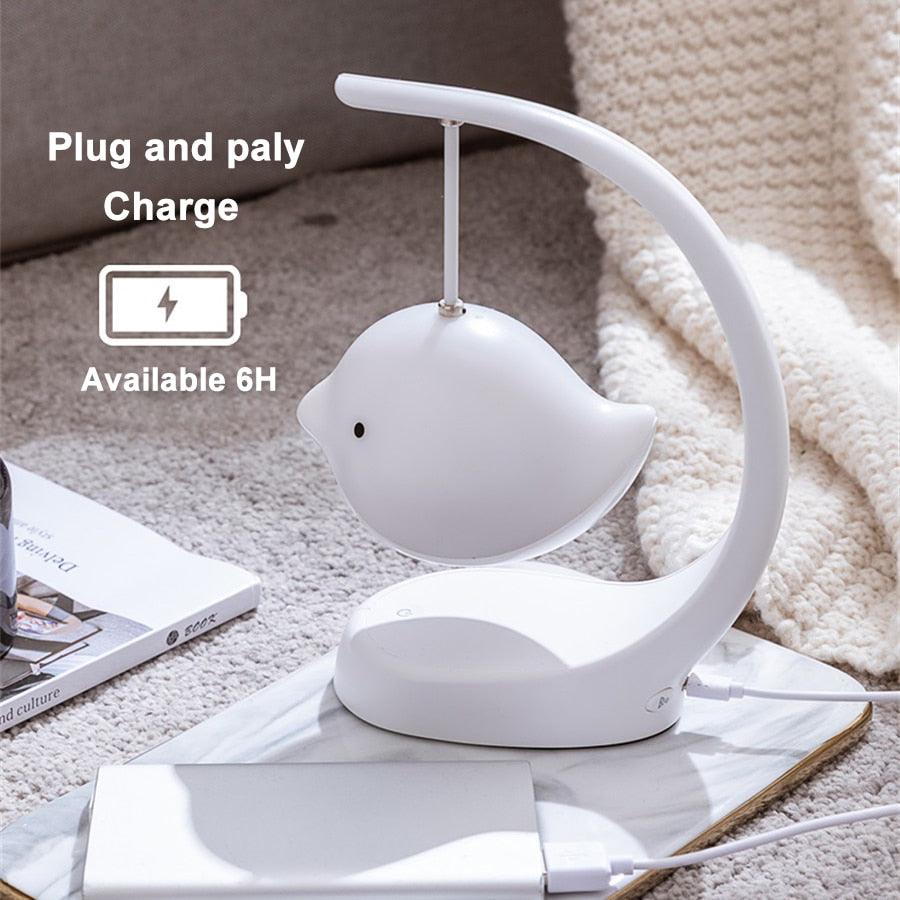 Stevvex Smart Bluetooth LED night light with colorful speaker, touch control, rechargeable, decorative table lamp for bedroom decor.