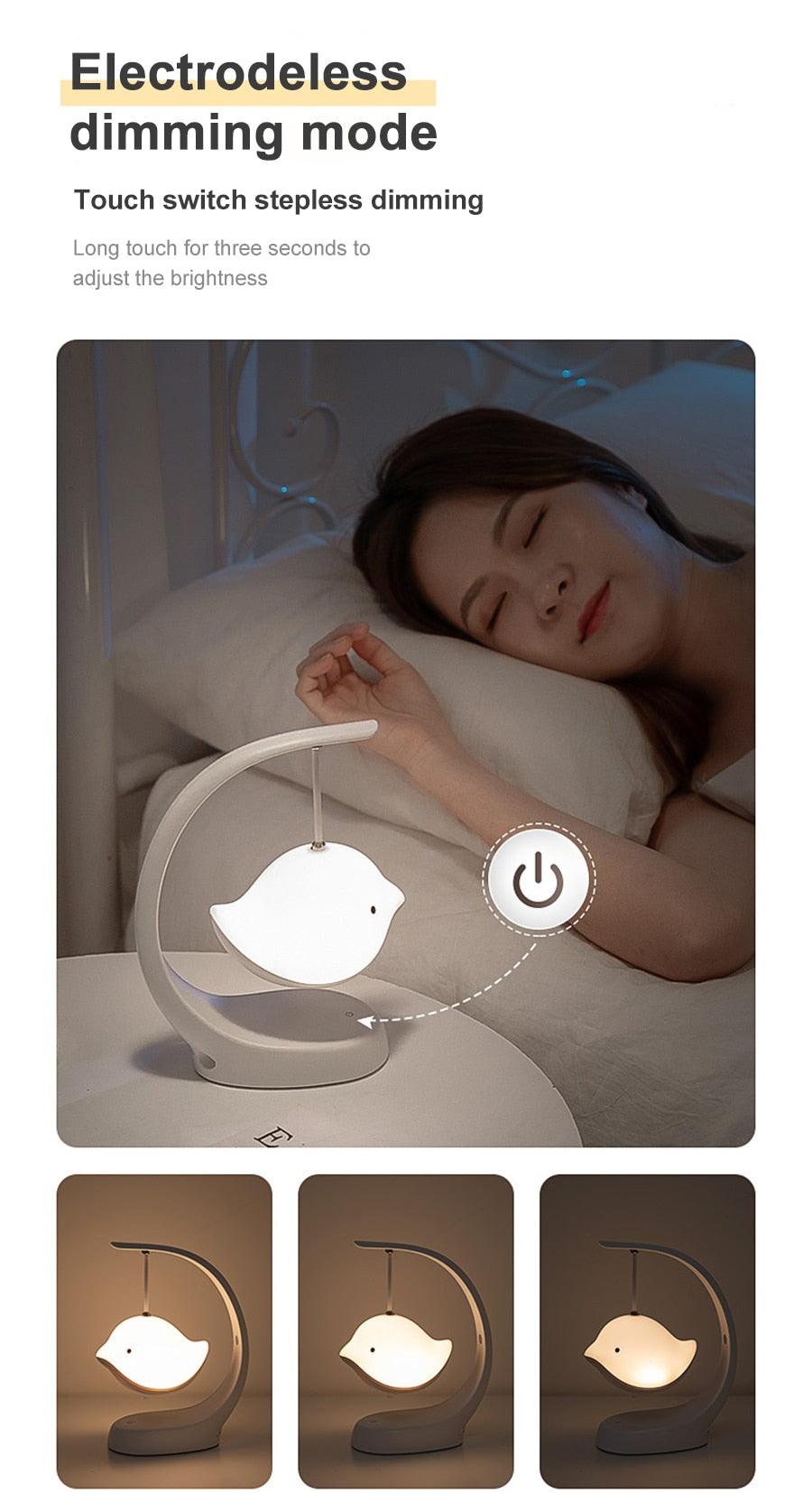 Stevvex Bluetooth music night light with colorful LED speaker, touch control, USB rechargeable decorative table lamp for bedroom.