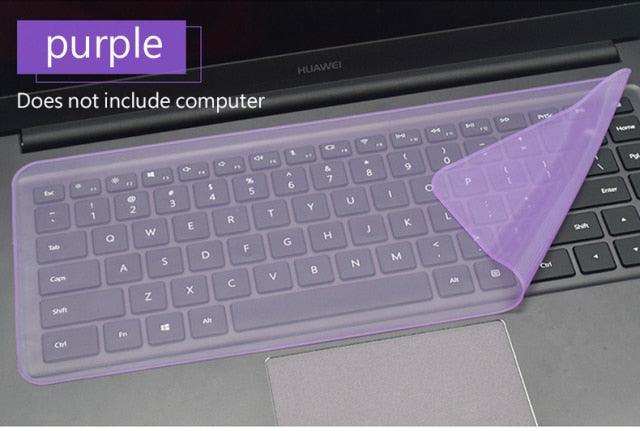 Stevvex universal silicone keyboard cover for gaming laptops, dustproof, waterproof, soft protector for gaming keyboard protection.