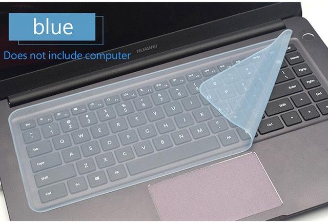 Stevvex universal silicone keyboard cover for gaming laptops, dustproof, waterproof, soft, and protective for gaming enthusiasts.