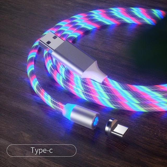 Stevvex magnetic USB phone charger cable with Micro USB connector, 360-degree rotation, fast charging, and durable car-compatible design.