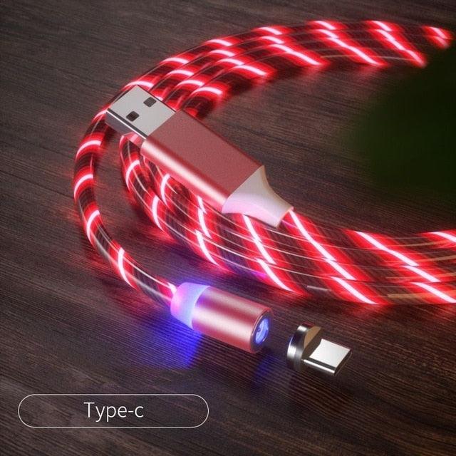 Stevvex magnetic USB phone charger cable with micro USB connector, 360-degree rotation, fast charging, suitable for mobile phones.