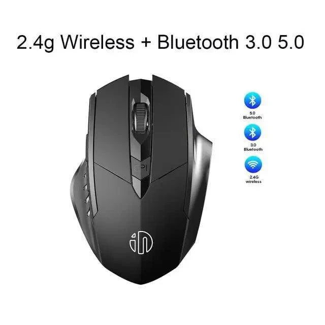 Stevvex wireless ergonomic mouse with 2.4 GHz USB connection, 1600 DPI optical sensor, suitable for gaming and computer use